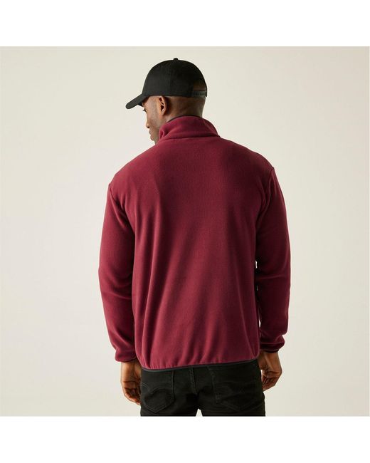 Regatta Red Frankie Half Zip Fleece for men