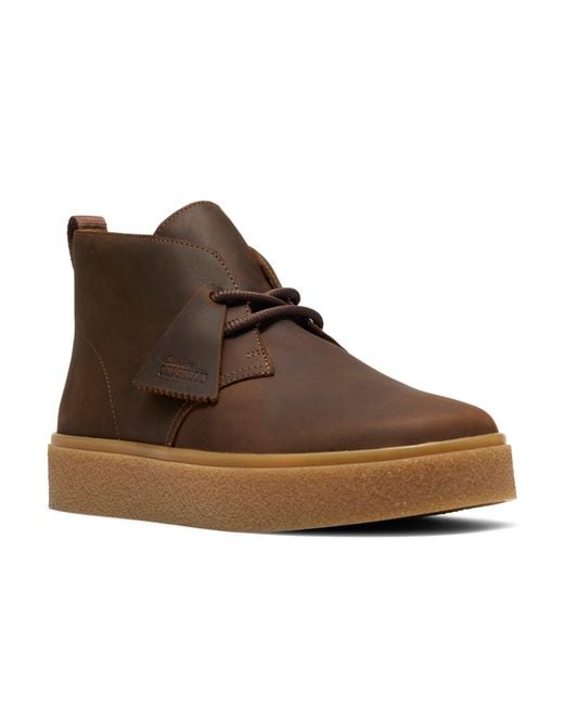 Clarks Brown Clarks Boxbee Des Bt Sn64 for men