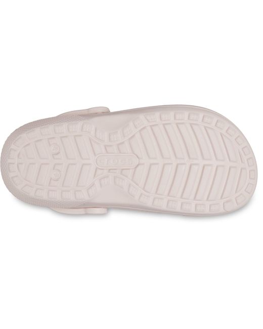 CROCSTM White Classic Lined Mule Slippers