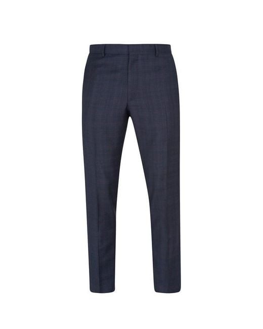 Ted Baker Blue Loxley Slim Fit Trousers for men
