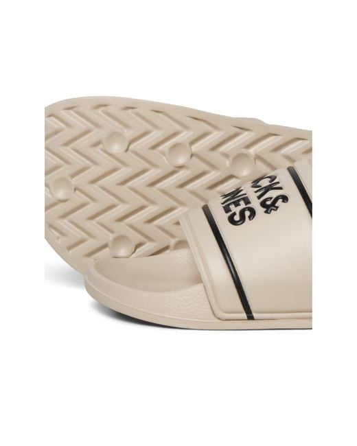 Jack & Jones Natural Pool Sliders for men