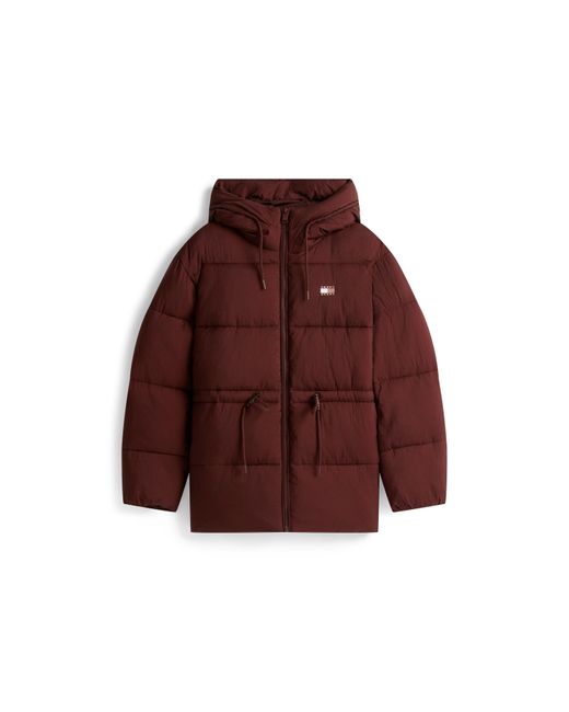 Tommy Hilfiger Purple Short Padded Puffer Jacket