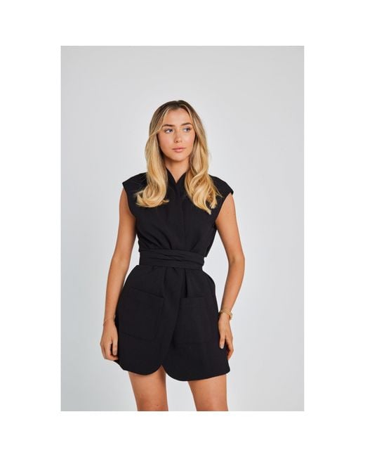 Odd Muse Black The Ultimate Muse Sleeveless Dress With Additional Belts