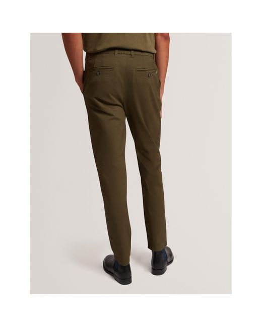 Ted Baker Green Slim Fit Chinos for men