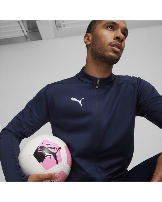PUMA Blue Performance Moisture-Wicking Training Jacket for men