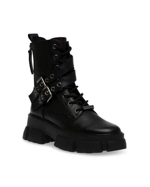 Steve Madden Black Traction Boot Slippers