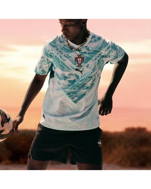 PUMA Blue Portugal Away Shirt World Cup 2026
