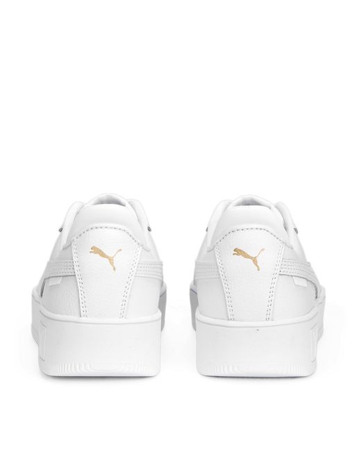 PUMA Carina Street Sneaker White-rose Mauve-feather Gray