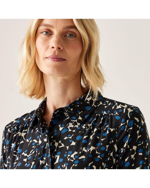 Regatta Blue Orla Kiely Printed Dress