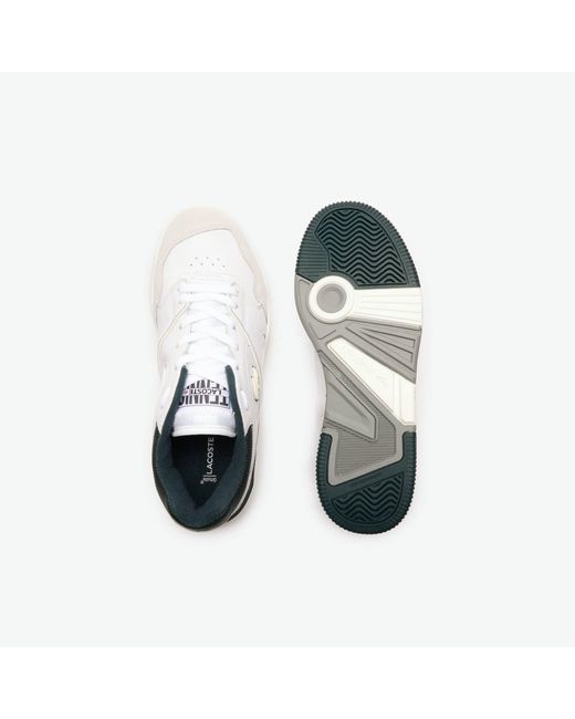 Lacoste White Lineshot Trainers for men
