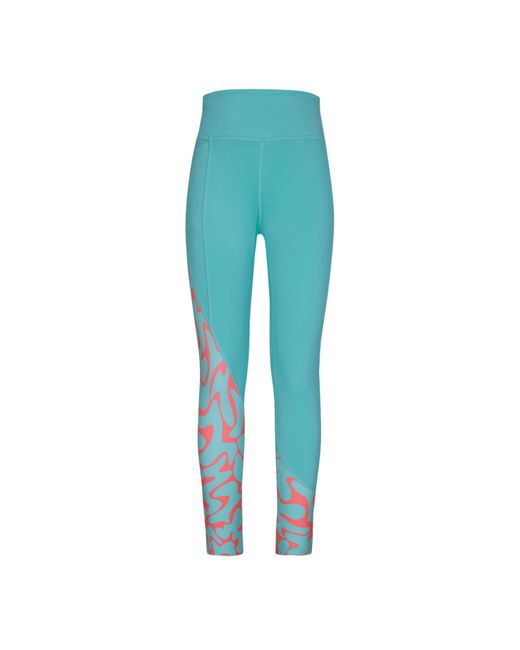 Reebok Blue Running Printed Leggings