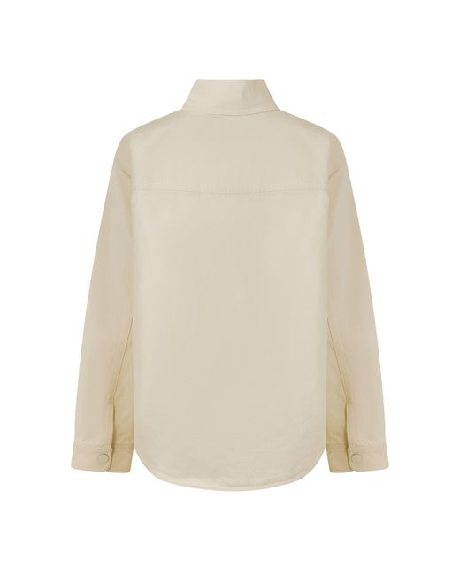 AMI White Ami Dnm Knit Jk Ld61