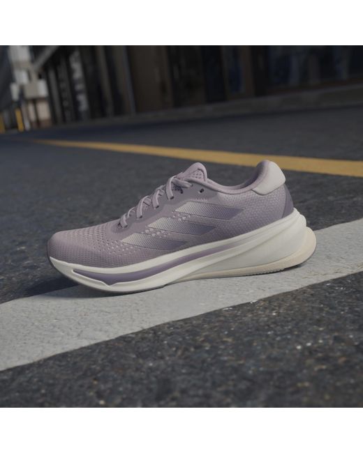 Adidas Gray Supernova Rise Running Shoes