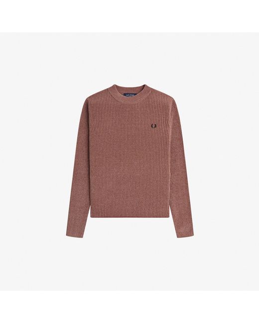 Fred Perry Brown Fred Chenille Top Ld34