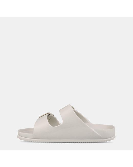 Jack Wills White Two Strap Sandals
