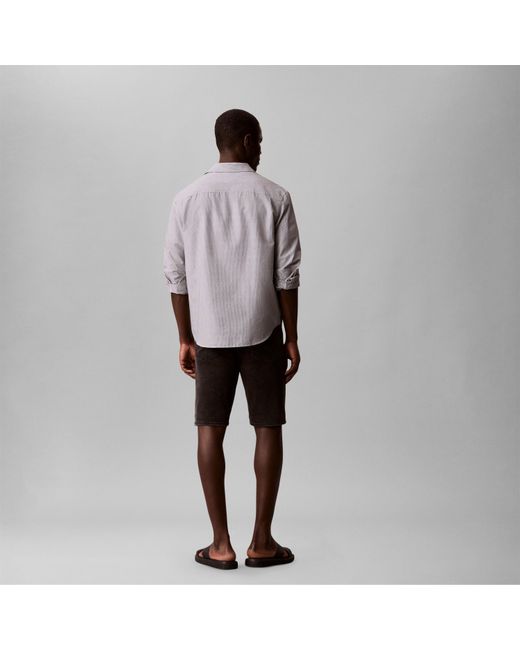 Calvin Klein Black Denim Shorts for men
