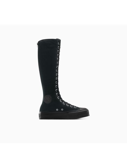 Converse Black Chuck Taylor All Star Lif Knee High Boots