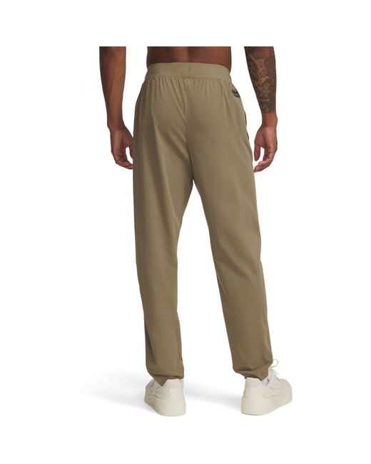 Under Armour Gray Vented Tapered Trousers for men