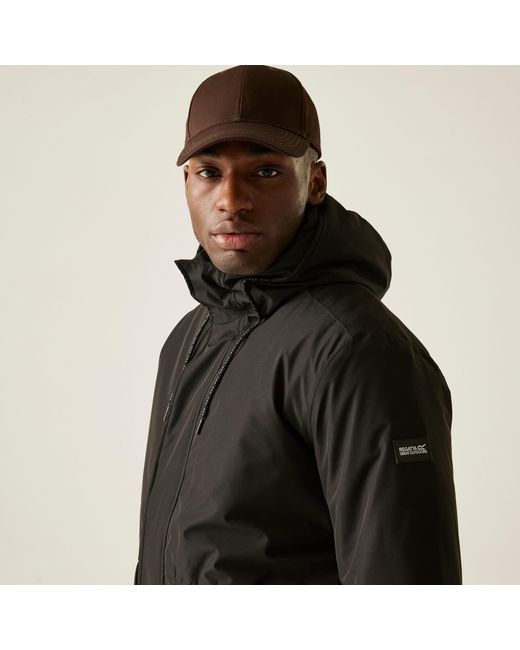 Regatta Black Sterlings Waterproof Insulated Jacket for men