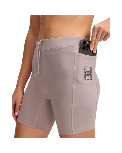 Under Armour Gray Performance Running Shorts