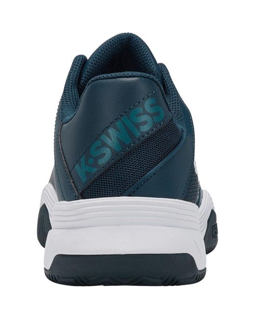 K-swiss Blue Court Express Hb Clay Court Lace Up Tennis Shoes for men
