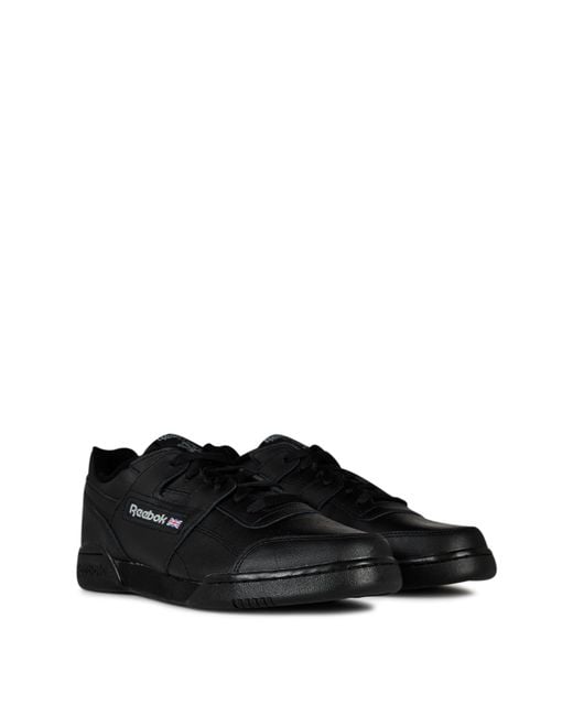 Reebok Black Classic Leather Sneakers White Tennis Shoes S Size 5 To 11
