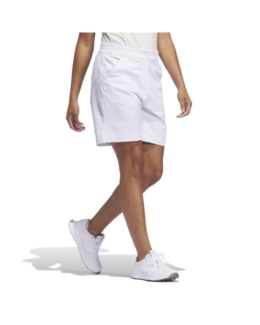 Adidas White Ultimate365 Bermuda Golf Shorts