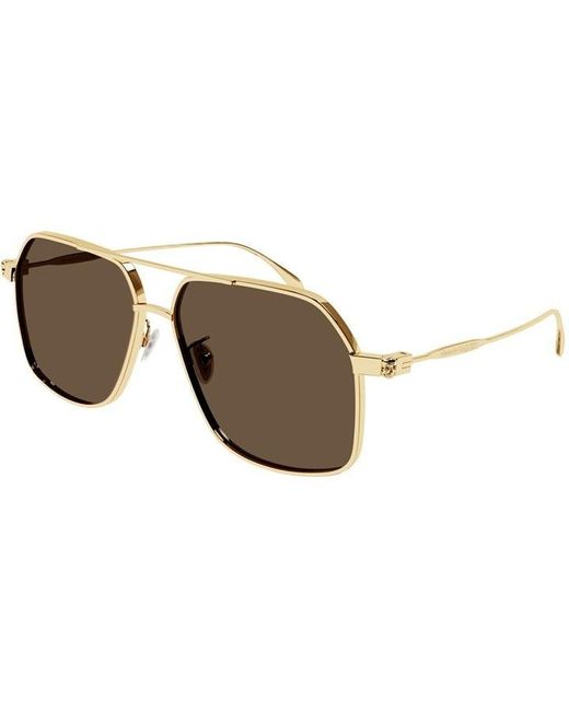 Alexander McQueen Brown Sunglasses Am0372s for men