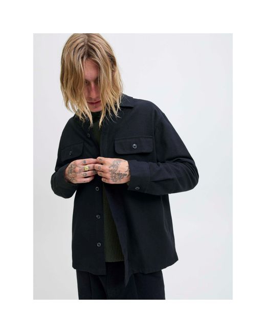 Jack & Jones Blue Charge Overshirt for men