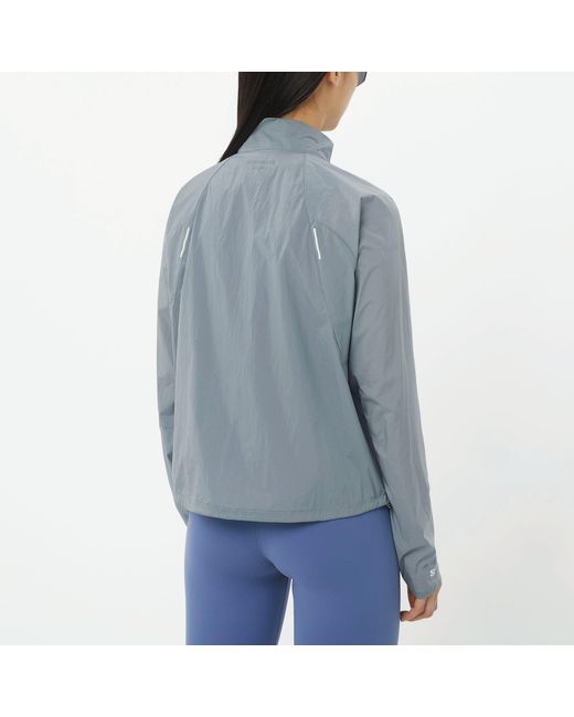 Salomon Blue Shakeout Fly Running Jacket