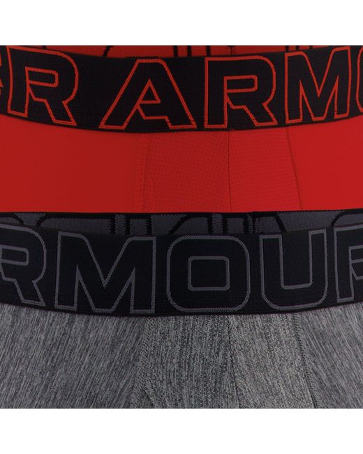 Under Armour Gray 2Pk 6In Tech 2 Boxers for men