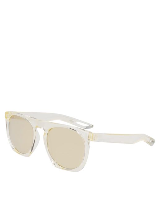 Nike White Flatspot Xxii Wayfarer Sunglasses