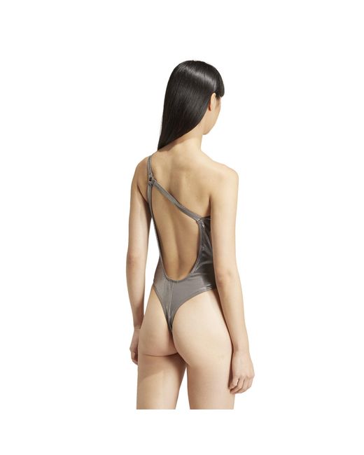 Adidas Originals Gray One Piece Swimsuit