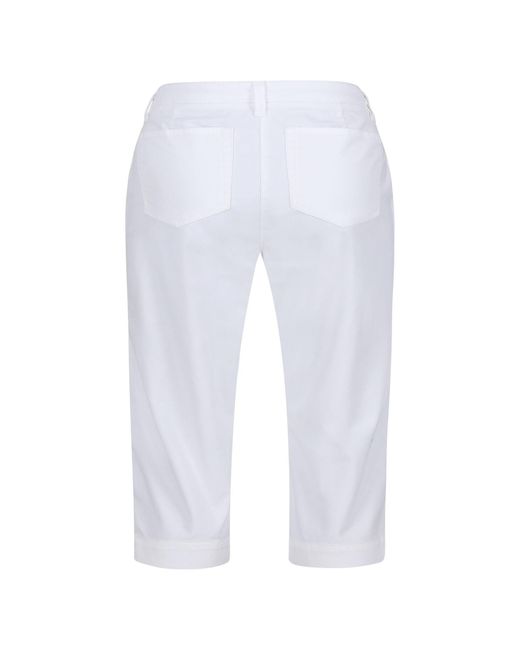Regatta White Bayletta Capri Trousers