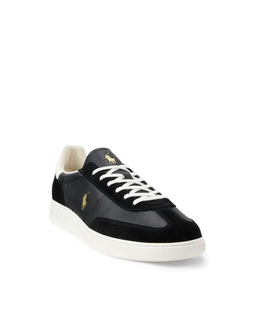 Polo Ralph Lauren Black Bedford Low-Top Trainers for men