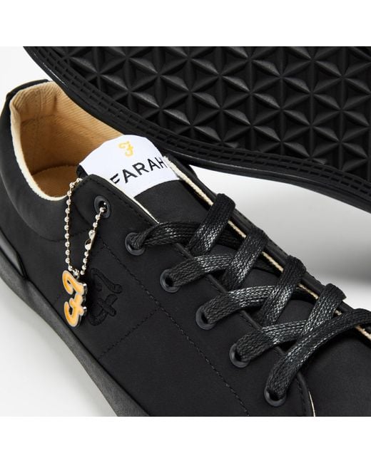 Farah Black Dallas Low-Top Trainers for men