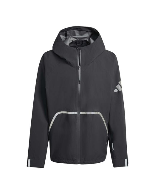 Adidas Black Myshelter Rain Anorak for men