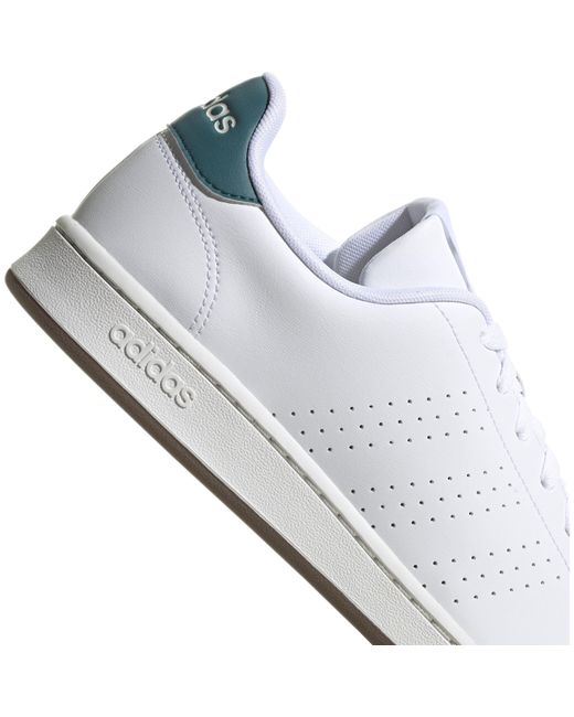 Adidas White Advantage Low-Top Trainers for men