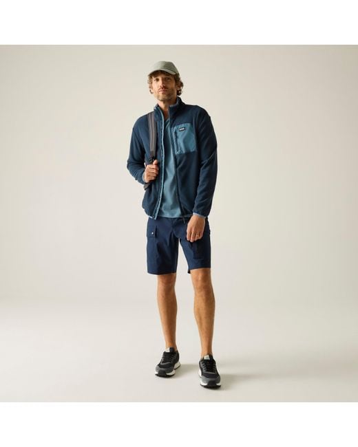 Regatta Blue Frankie Full Zip Fleece for men