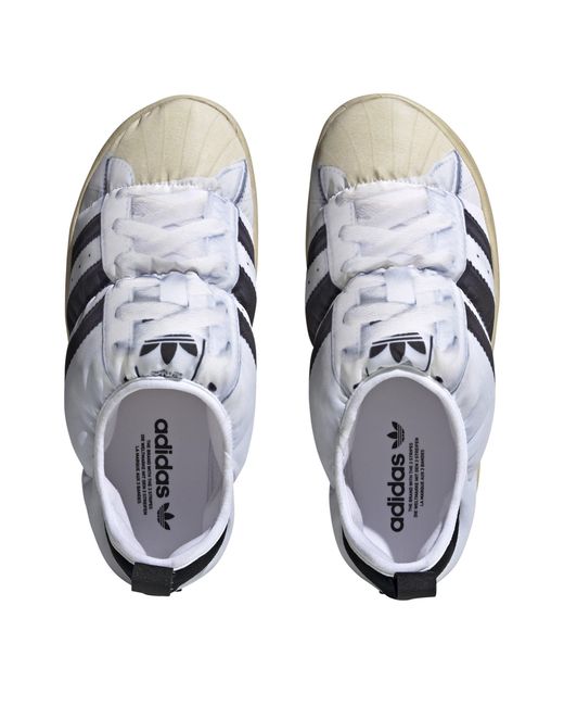 Adidas Originals Blue Ao Puffylette Shoes for men
