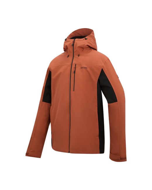 Regatta Red Birchdale Ii Isotex 15000 Breathable Long Sleeve Waterproof Jacket for men