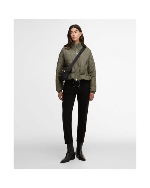 Barbour Green Pagan Quilted Jacket