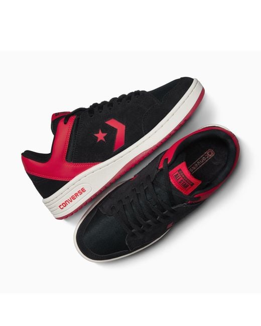 Converse Red Weapon Suede High-Top Trainers