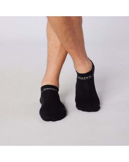 DKNY Black 3 Pack Jefferson Liner Socks for men