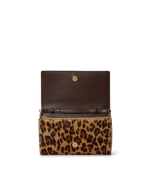 Ralph Lauren Brown Adair Chain Wallet