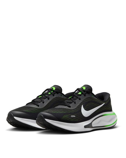 Nike Black Journey Run Road Running Shoes for men