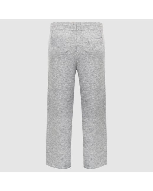Jack Wills Gray Acrylic Oversized Fit Knitted Trousers for men