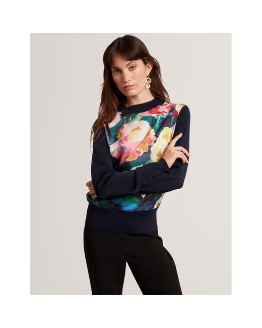Ted Baker Blue Knitted Top
