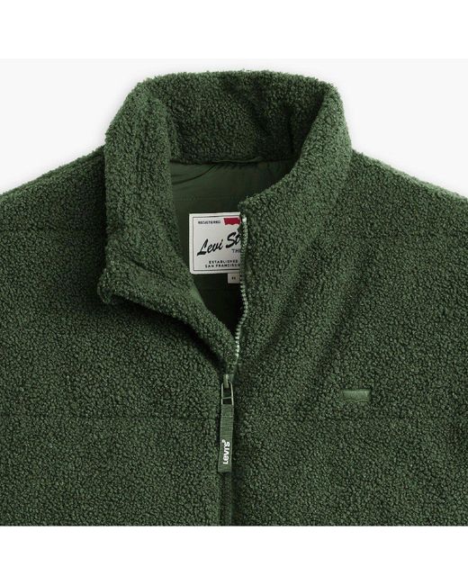 Levi's Green Levi's Rocky Shrt Puffer for men