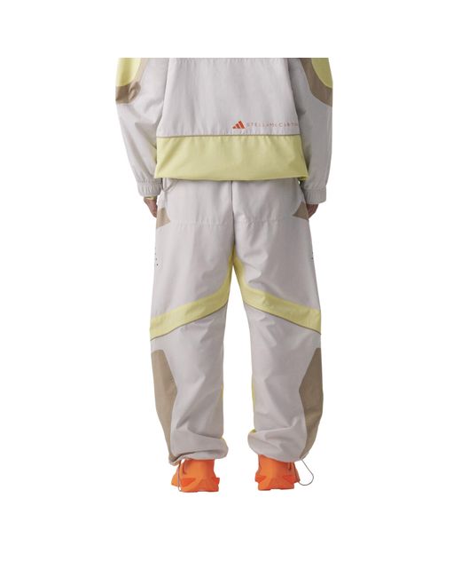 Adidas White Closed Hem Woven Tracksuit Joggers